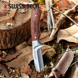 Swiss+Tech Outdoor Camping Picnic Knife High Hardness D2 Steel Knife Equipment