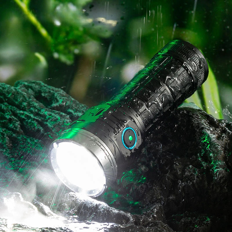 6 LED EDC Flashlights Portable Rechargeable Torch Outdoor IPX65 Waterproof Hiking Camping Emergency Work Light