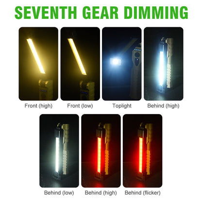 LED Emergency Floodlight COB Folding Work Lamp Strong Magnet Strong Light Emergency Flashlight Type C Car Service Lamp