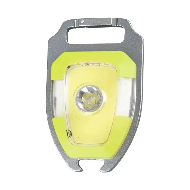 Mutifuction Portable keychain light LED Flashlight COB Emergency Lamp For Cigarette lighter Corkscrew Outdoor Camping Work Light