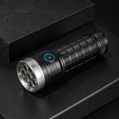 6 LED EDC Flashlights Portable Rechargeable Torch Outdoor IPX65 Waterproof Hiking Camping Emergency Work Light