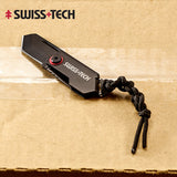 Swiss Tech ST014008 Mini Opening Knife Folding Multi-function Portable Car Keychain Express Outdoor Hunting Camping Gift EDC