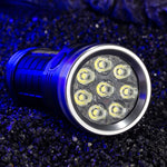 6 LED EDC Flashlights Portable Rechargeable Torch Outdoor IPX65 Waterproof Hiking Camping Emergency Work Light