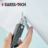 SwissTech 9-in-1 Multi-function Box Opener Scissors Screwdriver Multi-function Combination Tool