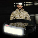 USB COB Soft Lighting Headlamp USB Rechargeable Fishing Lamp Outdoor Camping Head-mounted Headlamp