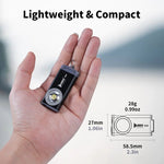 WUBEN G2 Mini Keychain Light 500Lumen Rechargeable Built-in Battery EDC Flashlight with Magnetic Tail 175° Wide-angle LED Lights