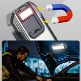 USB Rechargeable COB Work Light LED Flashlight Power Bank 18650 Portable Camping Lamp with Magnet Waterproof Lantern