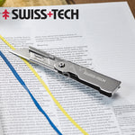Swiss+Tech Folding Utility Knife Unpacking Express Knife Paper Knife Wallpaper Knife Small Cutting Blade