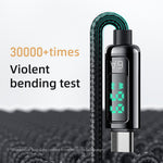 Mcdodo PD 66W USB To Type C 6A Fast Charging Cable For Huawei Xiaomi Samsung VIVO OPPO QC Flash Charge Digital Display Data Cord