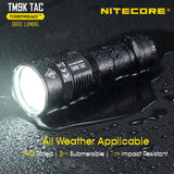 NITECORE TM9K TAC 9800 Lumens Strong Light Tactical Flashlight