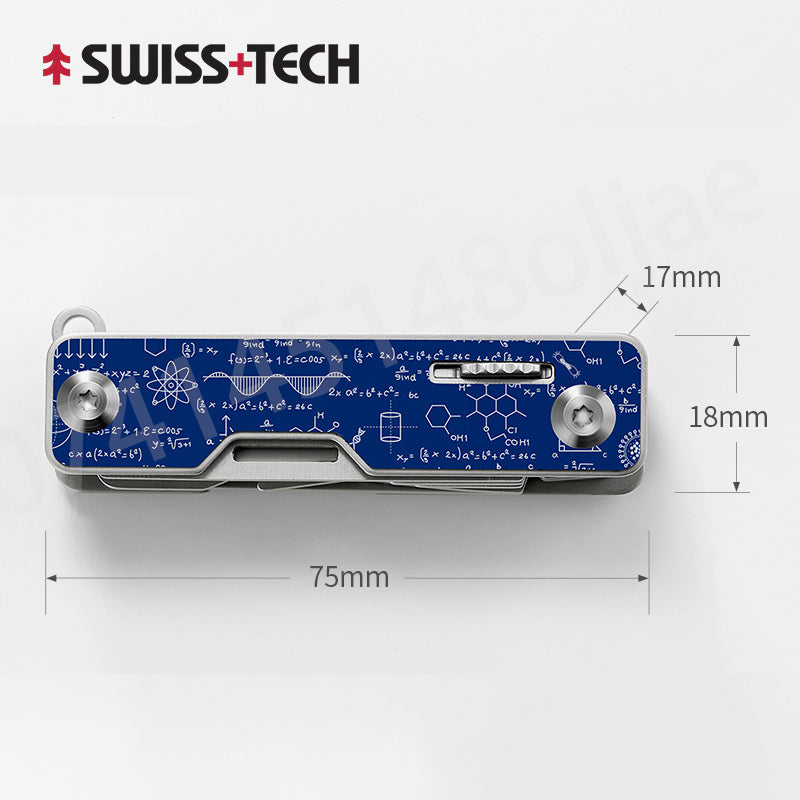SwissTech 8-in-1 Multi-function Box Opener Scissors Screwdriver Multi-function Combination Tool