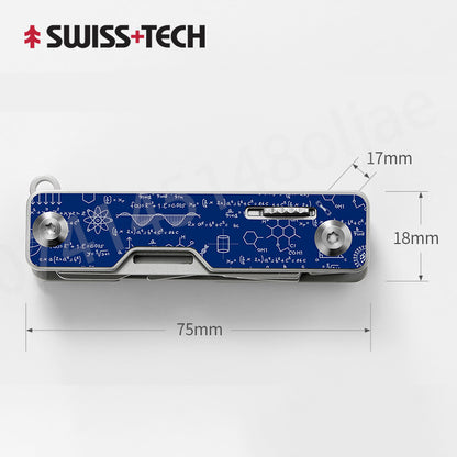 SwissTech 8-in-1 Multi-function Box Opener Scissors Screwdriver Multi-function Combination Tool
