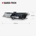 SwissTech Multi-function Art Knife Small Unpacking Express Box Opener Paper Cutting Combination Tool