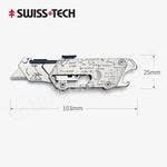 SwissTech Multi-function Art Knife Small Unpacking Express Box Opener Paper Cutting Combination Tool