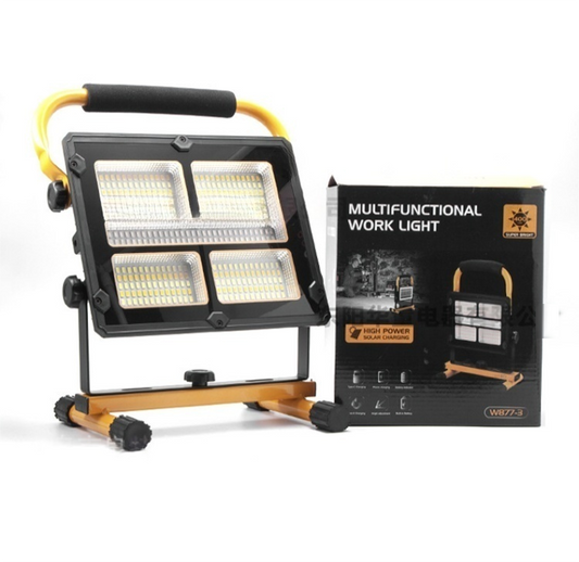 High-power Solar Floodlight Outdoor Camping Searchlight USB Rechargeable Light
