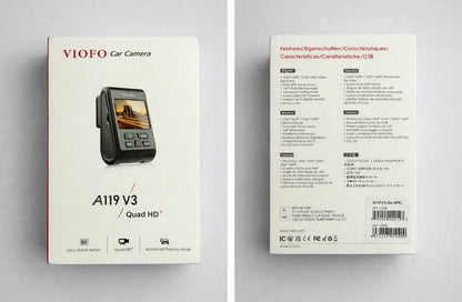 VIOFO A119 V3 Quad HD+ Car Front Dash Camera