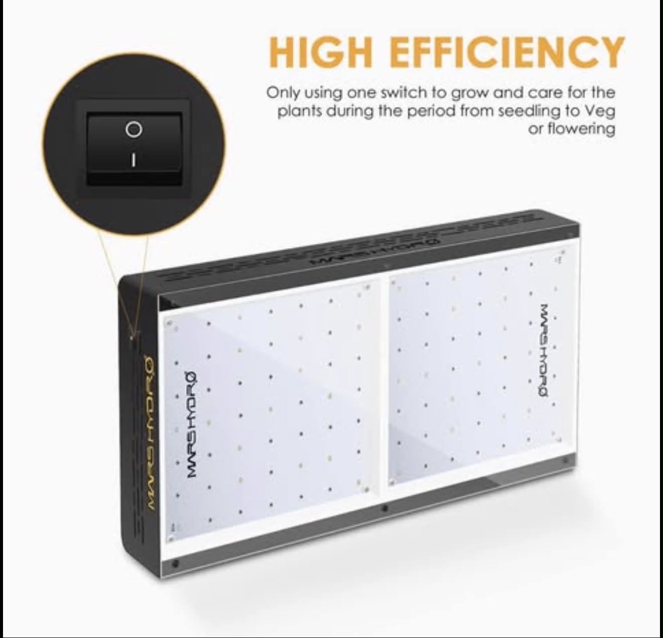 MARS HYDRO ECO 600W 120LED Grow Light Full Spectrum