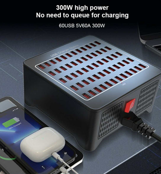 60-Port 300W USB Power Station | YFY-A78