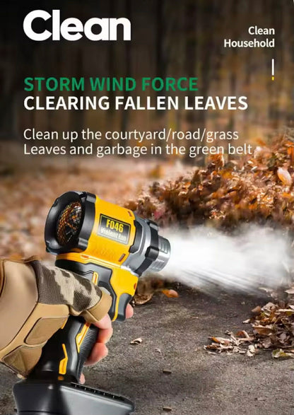 F046 Violent Fan Handheld Blower W/18V Battery Pack | Makita Battery Compatible