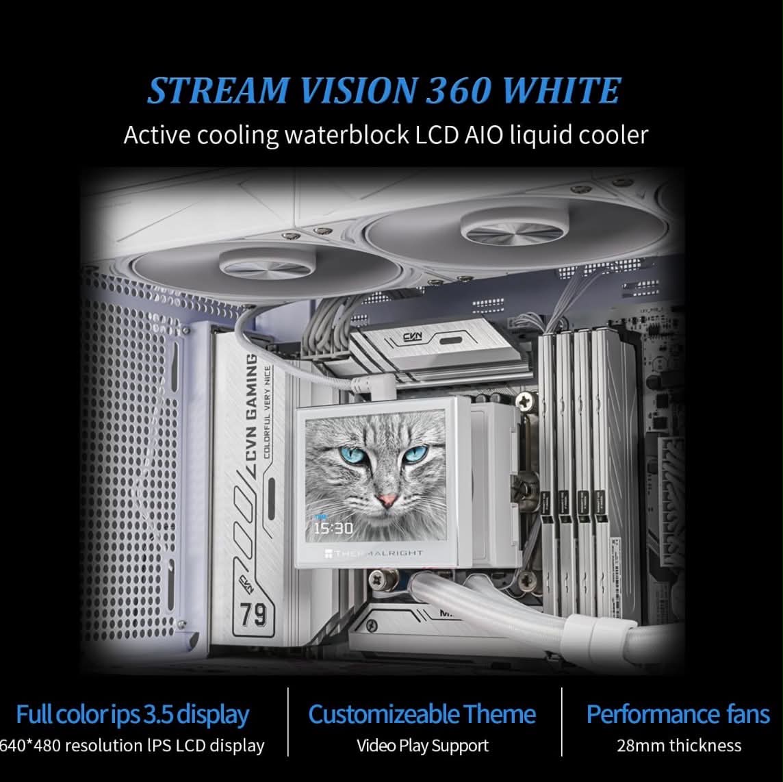 Thermalright Stream Vision 360 All-In-One CPU Liquid Cooler