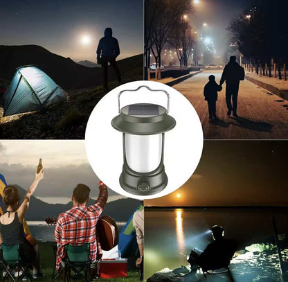 Portable Dual Solar/USB Camping LED Lantern | LY17