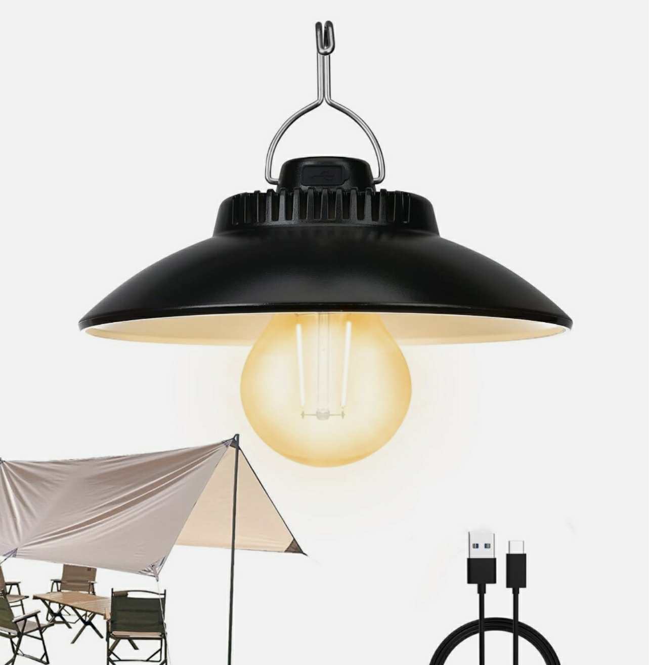 Rechargeable Retro LED Camping Light Outdoor Tent | LY11B