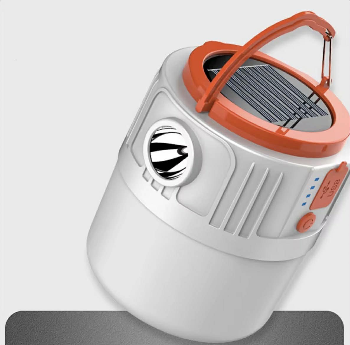 HS-V66-1 Solar Camping Lamp Rechargeable W/Hook