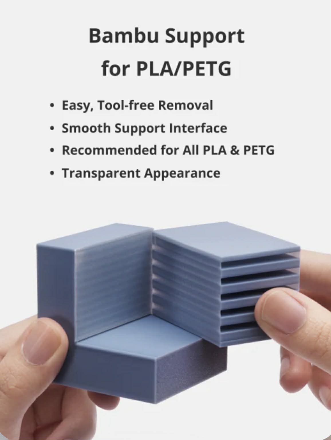Bambu Lab Support for PLA/PETG Nature Filament