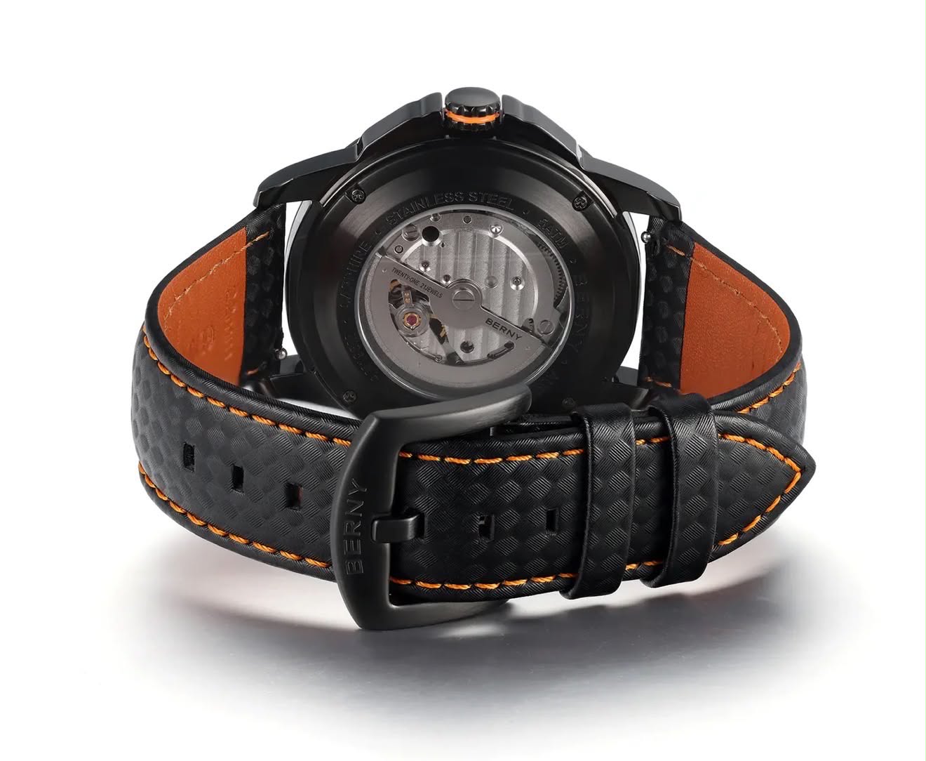 BERNY AM198M Automatic Skeleton Men’s Watch