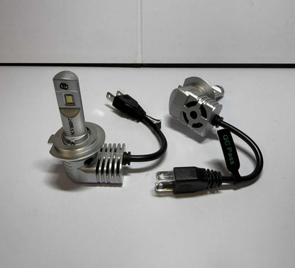 NOVSIGHT N20 H7S LED Headlight Globes Bulbs W/Fan