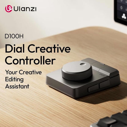 ULANZI DIAL D100H Editing Keyboard | Windows and MacOS