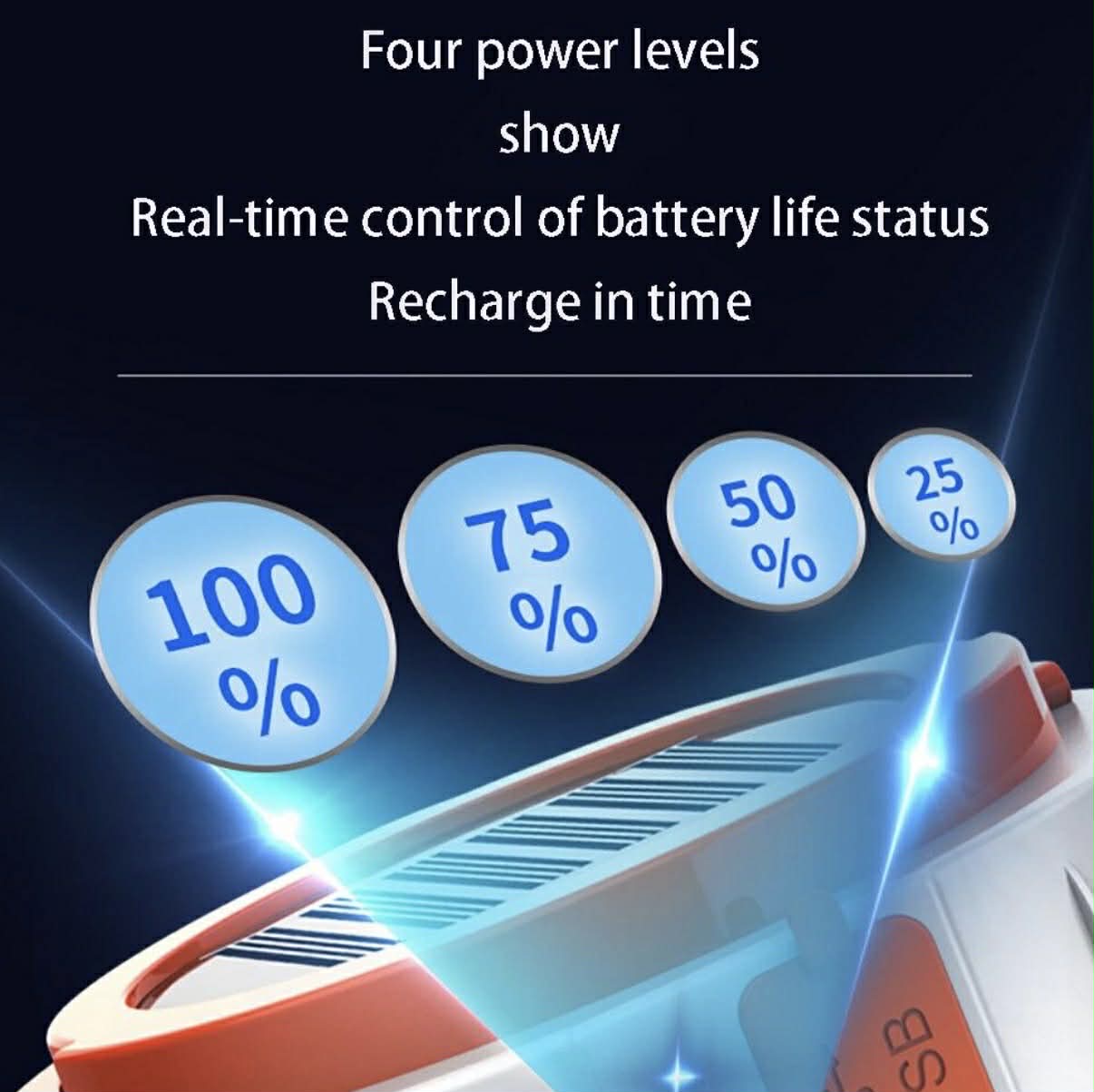 HS-V66-1 Solar Camping Lamp Rechargeable W/Hook