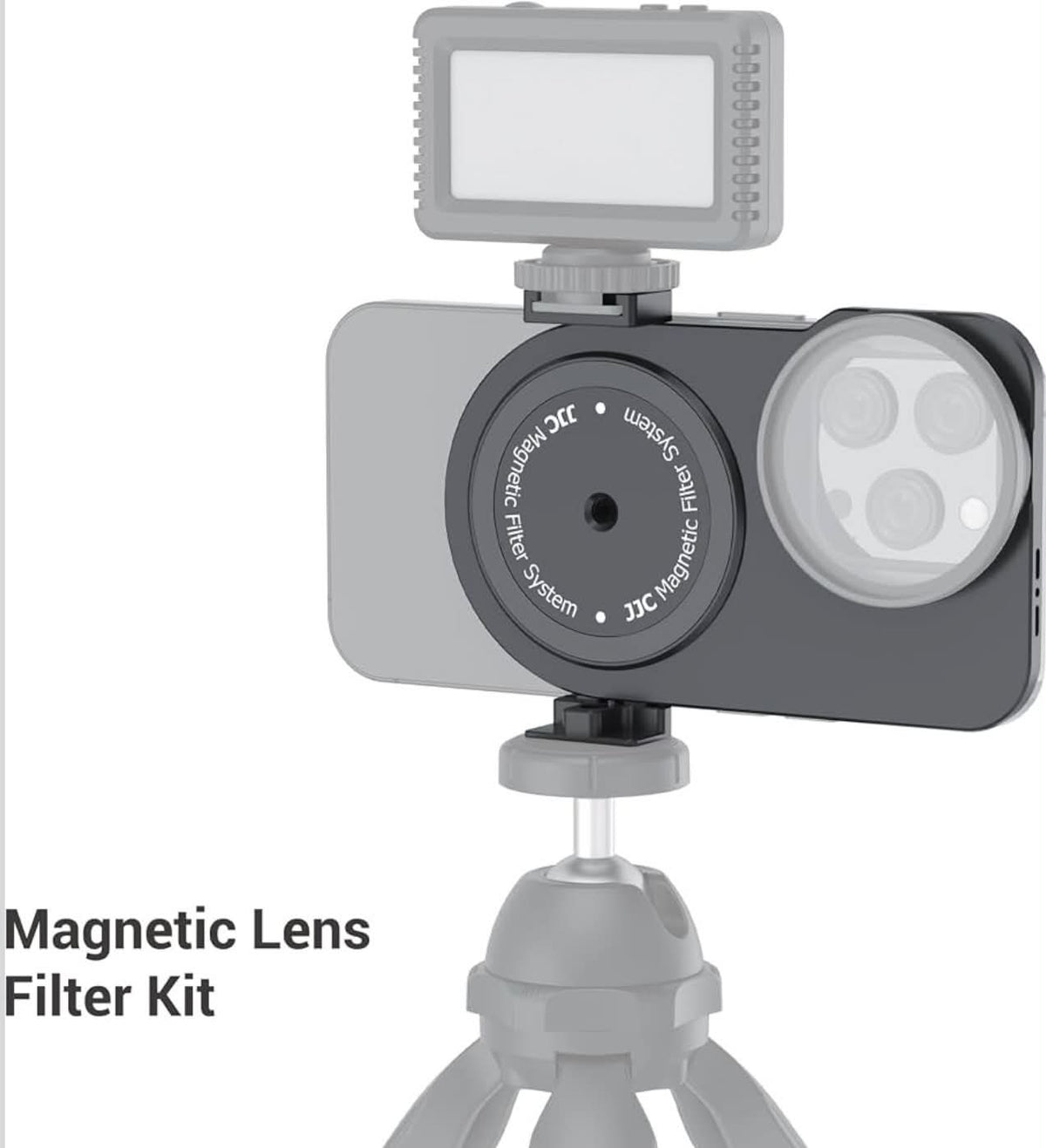JJC Magnetic Lens 49mm Filter Mount Adapter Kit | iPhone | JJC MFS-IPM