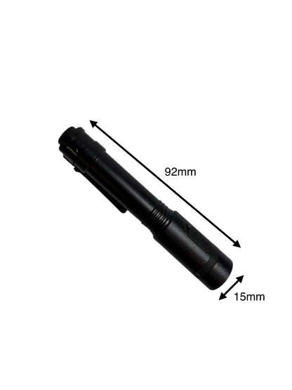 Rechargeable Mini Pocket Flashlight Pen Torch W/Clip | 2 Size