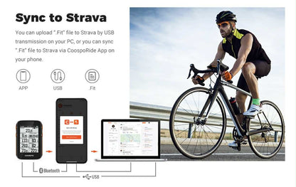 CooSpo GPS Cycling Computer Wireless Bike Speedometer | BC200