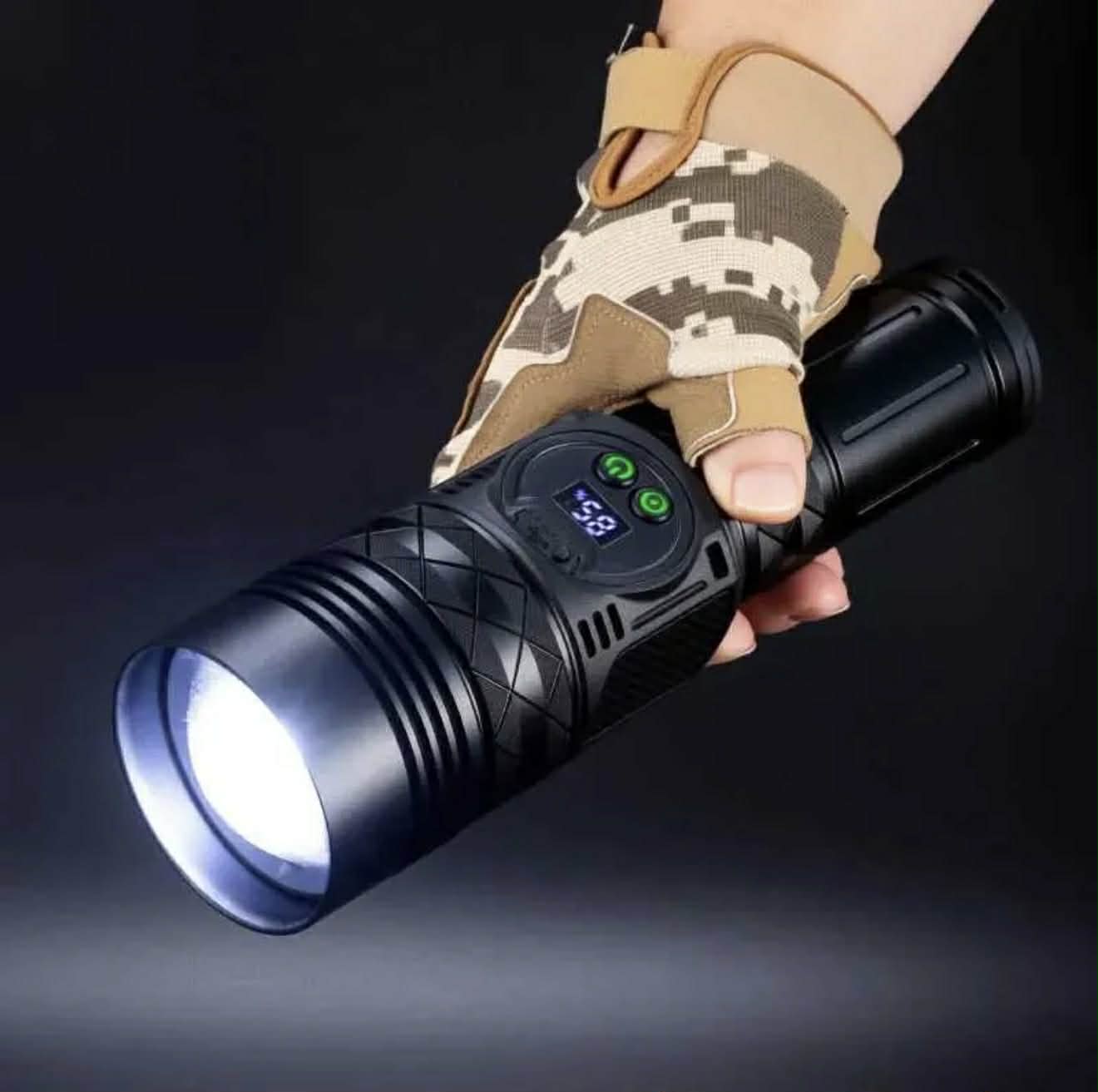 Aurora Cannon Flashlight W/Digital Display | W5254B