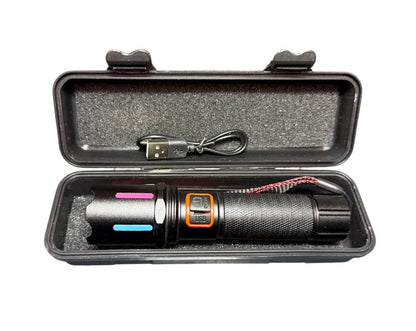 Power Styles Fluorescent White Laser LED Torch