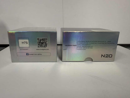 NOVSIGHT N20 H7S LED Headlight Globes Bulbs W/Fan