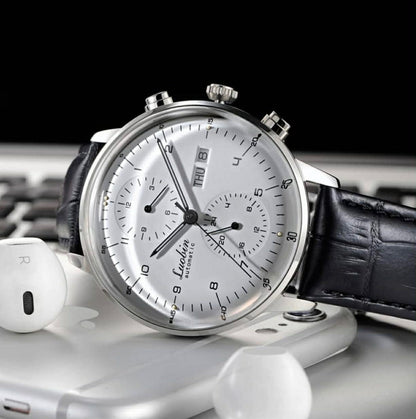 Luobin Automatic 42mm Watch W/2 Styles Strap | LB1815