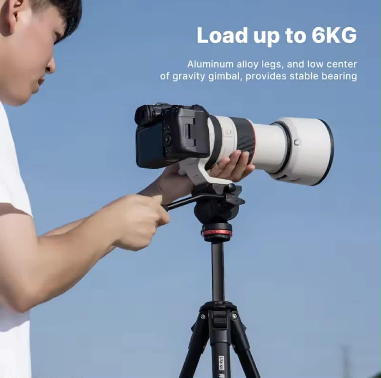 ULANZI OMBRA Xiang Video Travel Tripod | ULZ-3030 | DSLR Camera Smartphone