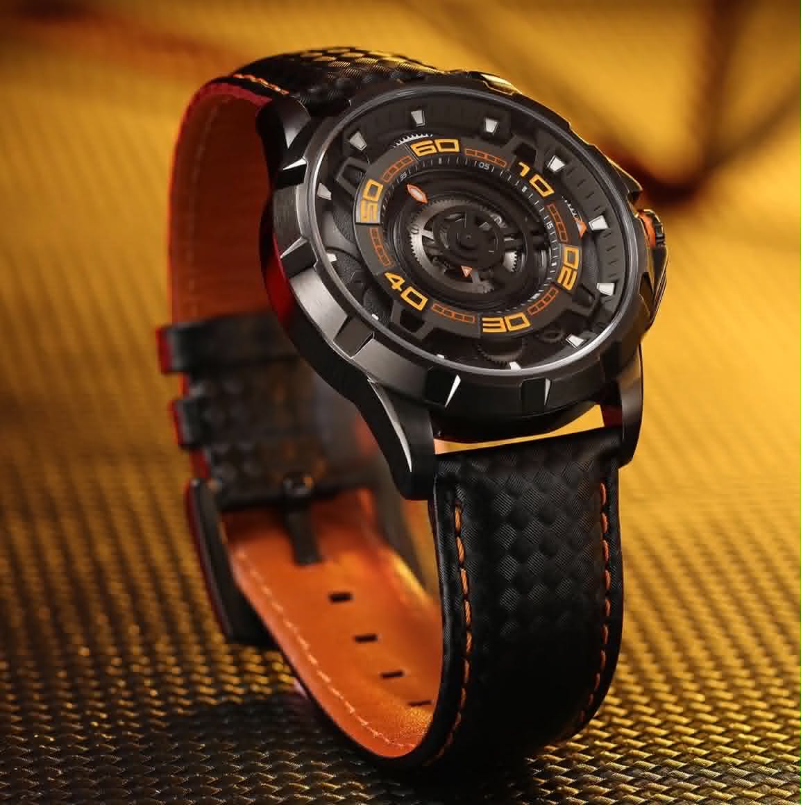 BERNY AM198M Automatic Skeleton Men’s Watch