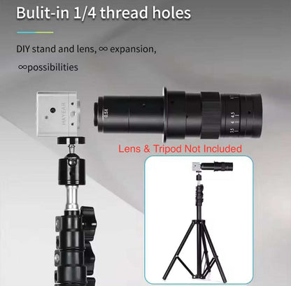 HAYEAR HD Industrial Camera 4K UHD Digital Microscope Eyepiece Camera W/Remote