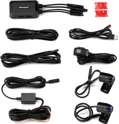 Blueskysea B1M Dual Channel WiFi Motorcycle Dashcam