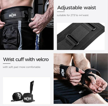 INNSTAR MMA Boxing Training Resistance Belt Band Set | 175LBS Beginner