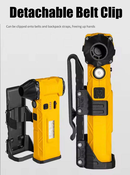 F021 Violent Fan Handheld Magnet W/Tactical Belt Clip & 4 Nozzle