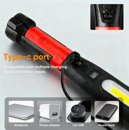 Magnetic COB Work Light LED Underhood Work Lamp W/Hooks | ZJ-8905