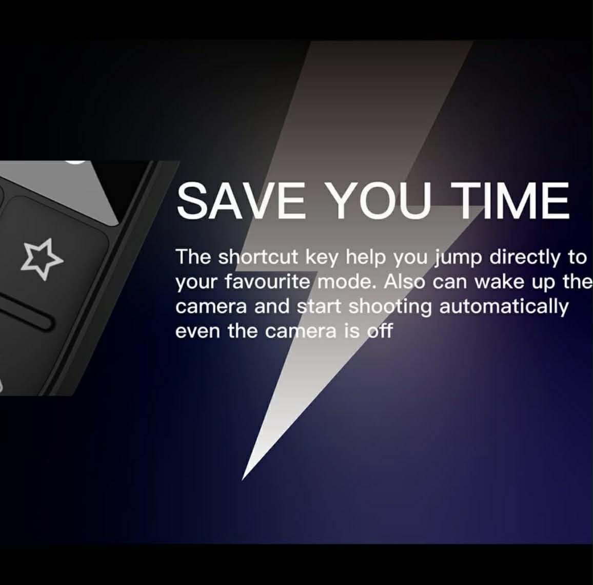 Smart Remote Replacement for GoPro Hero W/Selfie Stick Mount | YSG03L