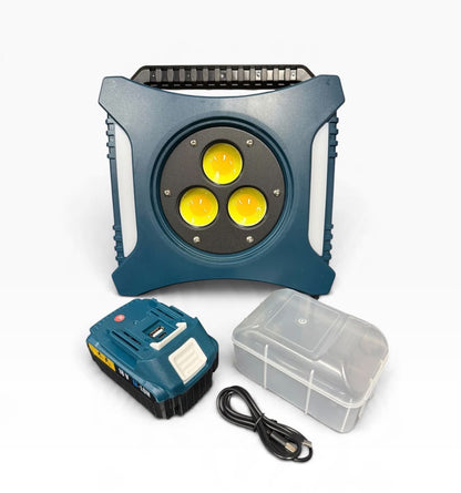 Portable LED Work Lamp W/Battery | 18V Makita Battery | W8142-3