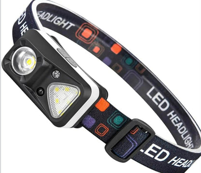Inductive LED Super Bright Rechargeable Headlamp | W-18