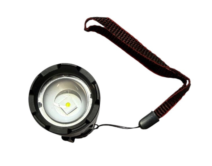 White Laser Mini USB Flashlight W/Clip